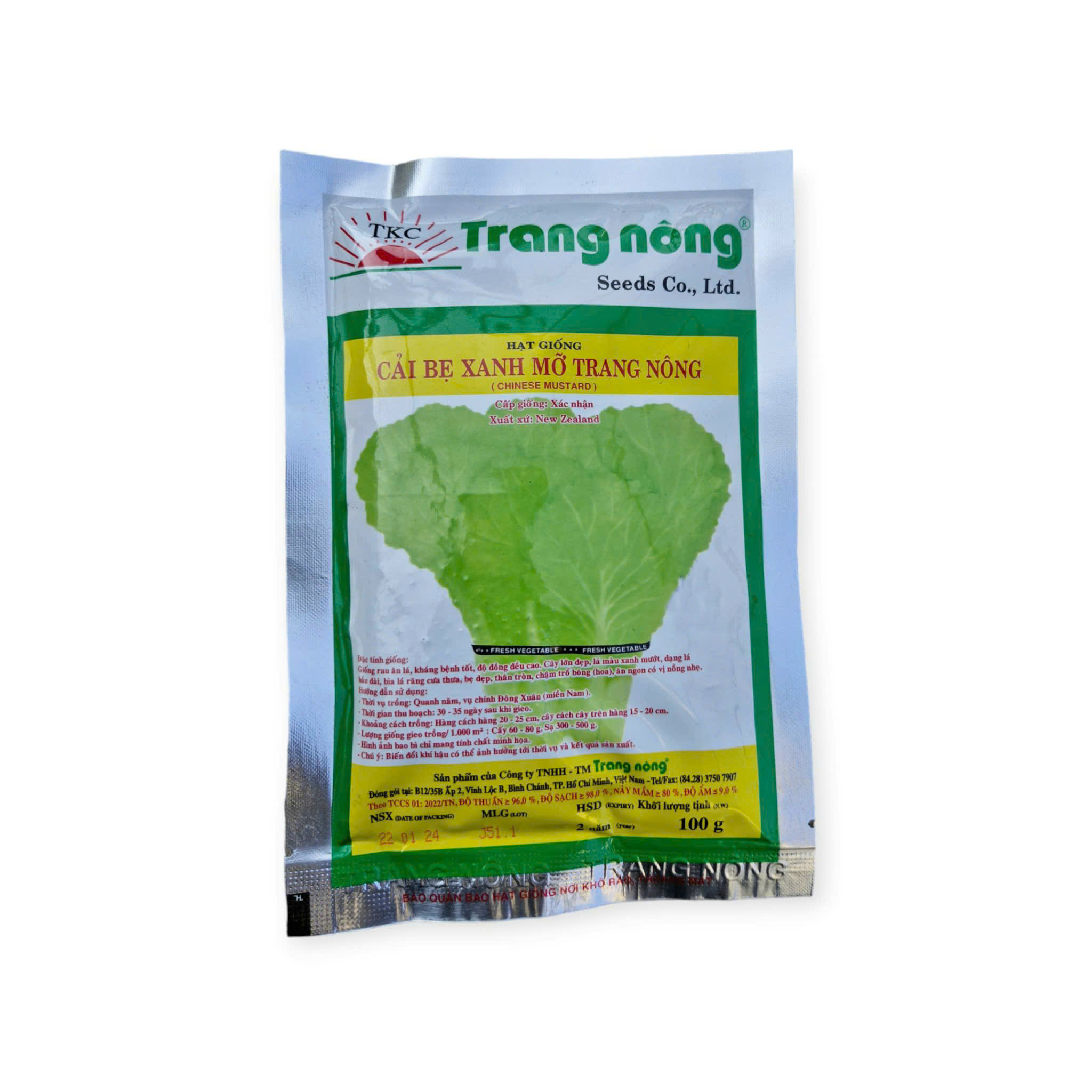 Cải Bẹ Xanh Mỡ Trang Nông