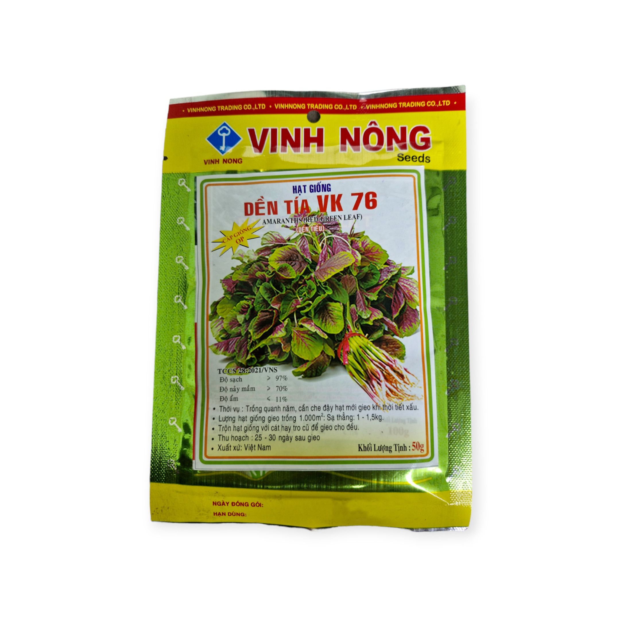 Dền Tía gói 50gram