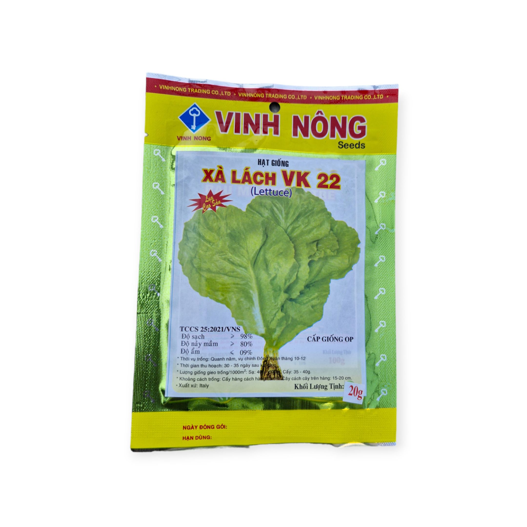 Xà Lách Vinh Nông VK 22 - Gói 20gram