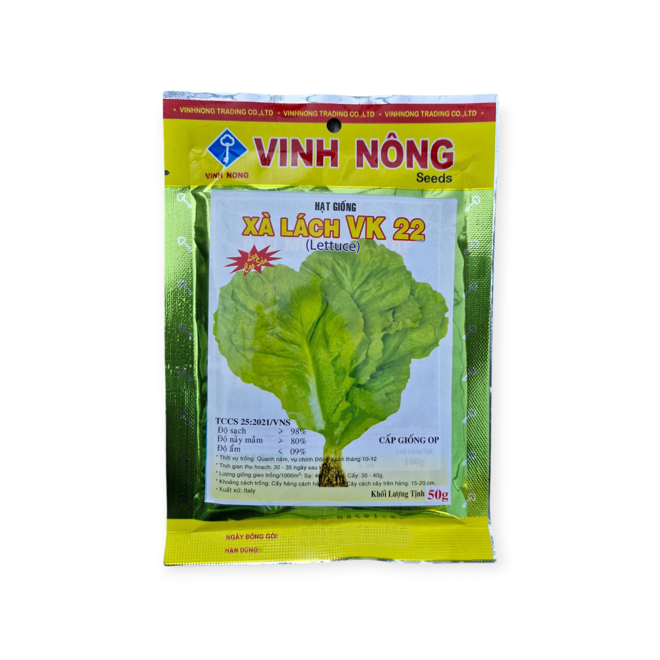 Xà Lách Vinh Nông VK 22 - Gói 50 gram